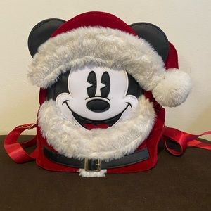 Loungefly Disney Santa Clause Mickey Mouse Backpack